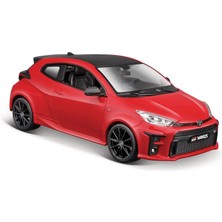 Maisto 1:24 2021 Toyota gr Yaris Model Araba 32909 - Kırmızı