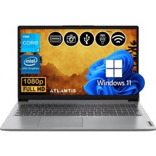 Lenovo Ideapad 1 15IAU7  İ3-1215U  16GB 128GB M.2 SSD 82QD00H0TXATL20 15.6"  W11PRO Taşınabilir Bilgisayar