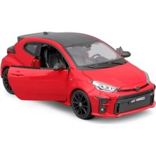 Maisto 1:24 2021 Toyota gr Yaris Model Araba 32909 - Kırmızı