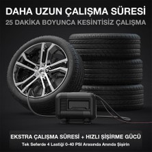 Noco AIR10 12VOLT 60 Psı Ayarlanabilir Dijital Basınç Göstergeli Profesyonel Lastik Şişirme Pompası