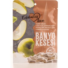 Exfoliating Love Hassas Cilt Yeşil Elma Kokulu Kese %100 Ipek