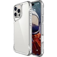 Prolysus Apple iPhone 16 Pro Kılıf Kamera Çıkıntılı Koruyucu Kalın Kristal Şeffaf Kılıf