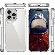 Prolysus Apple iPhone 16 Pro Kılıf Kamera Çıkıntılı Koruyucu Kalın Kristal Şeffaf Kılıf