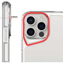 Prolysus Apple iPhone 16 Pro Kılıf Kamera Çıkıntılı Koruyucu Kalın Kristal Şeffaf Kılıf