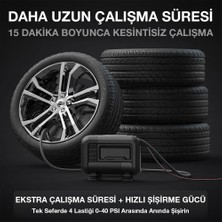 Noco AIR15 12VOLT 80 Psı Ayarlanabilir Dijital Basınç Göstergeli Profesyonel Lastik Şişirme Pompası