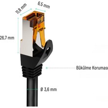 IRENIS CAT6 Dış Ortam Açıkhava Ethernet Network Kablosu, 30 metre