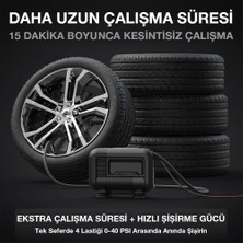 Noco AIR20 12VOLT Akü Bağlantı Maşalı 100 Psı Ayarlanabilir Dijital Basınç Göstergeli Profesyonel Lastik Şişirme Pompası