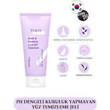 Tiam Snail & Azulene Low Ph Cleanser, Hassas Ciltler İçin Yüz Temizleme Jeli