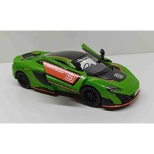 Kinsmart 1:36 Ölçek Mclaren 675 //çek Bırak Metal Araba