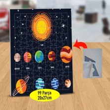 Asilmeydan Güneş Sistemi Gezegenler 99 Parça Puzzle Yapboz TABLO-1416-781