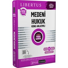 Pegem Akademi Yayıncılık KPSS A Grubu Libertus Medeni Hukuk Konu Anlatımlı