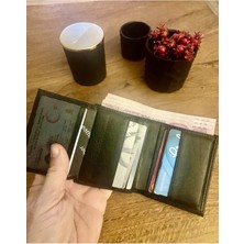Desingshop Deri Çok Bölmeli Kartlıklı Cüzdan