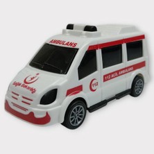 Bayraktar Çek Bırak Arabalar Iş Araçları 10 cm - Ambulans