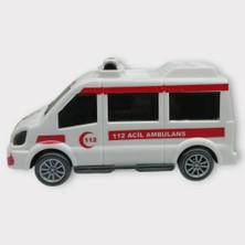 Bayraktar Çek Bırak Arabalar Iş Araçları 10 cm - Ambulans