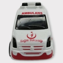 Bayraktar Çek Bırak Arabalar Iş Araçları 10 cm - Ambulans