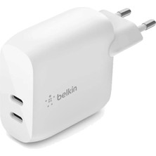 Belkın Dual Usb-C 45W Şarj Cihazı Beyaz