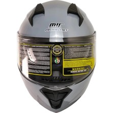 Mts 966 V2 Çene Açılır Nardo Gri Kask