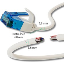 Irenıs 1 Metre Cat6 U/utp Esnek Kablo