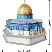 Real Miniature Model Of The Dome Of The Rock With All Its Details