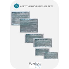 PUREFROST 6'lı Thermo-pure® PF15 Camp Soğutucu Termal Çanta Yedek Jel Seti