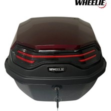 Wheelıe XT08-JR 32 Litre Motosiklet Arka Çanta Hünnap Kırmızı Su Geçirmez