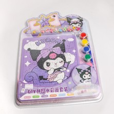 Piraye Gift Sanrio Kuromi Boyama Setli Puzzle  Oyun