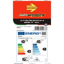 Momo 175/65 R14 86T XL North Pole W-20 Kış Lastiği ( Üretim Yılı: 2024 )