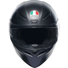 Agv K1 S Mono Mat Siyah Kapalı Kask