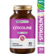 Nondo Citicoline 30 Tablet Sitikolin 30 Tablet Cognizin, Fosfotidilkolin