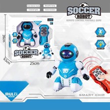 Uzaktan Kumandalı Futbolcu Robot Sesli ve Işıklı Şarjlı