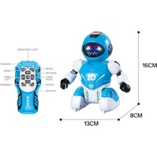 Uzaktan Kumandalı Futbolcu Robot Sesli ve Işıklı Şarjlı