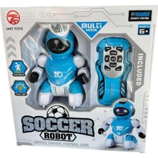 Uzaktan Kumandalı Futbolcu Robot Sesli ve Işıklı Şarjlı