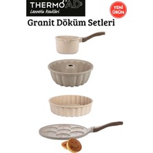 Thermoad 4'lü Vizon Set (Sosluk&sütlük-Kek Kalıbı-Tart Kalıbı-Emojili Pankek Tavası)