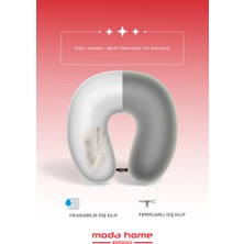 Moda Home Bedding 2li Visco Seyahat yastığı Gri