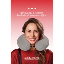 Moda Home Bedding 2li Visco Seyahat yastığı Gri