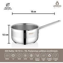 Amboss 2 Parça Mama Seti - 16-18 cm Kapaksız Sütlük