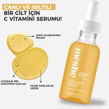 Leke Karşıtı Aydınlatıcı Vitamin C Serum Glutatyon, Ferulic Asit Ascorbic Asit 30 ml