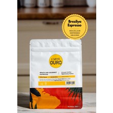 Caffe Ouro Brezilya Gurme Espresso Orta Kavrulmuş ve Öğütülmüş 250 gr