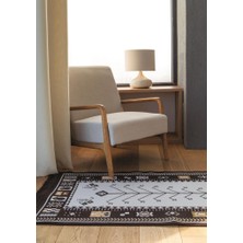 Bigghome Çift Taraflı Kilim, Makinede Yıkanabilir, Modern Desenli, 120*180  cm , SA1534A