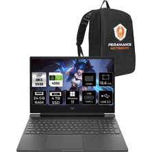 Hp Victus 15 Amd Ryzen 5 7535HS 24GB 4tb SSD RX6550M/4GB 144Hz 15.6" Fhd W11H Taşınabilir Bilgisayar & Per4 Çanta A44MJEAPN375