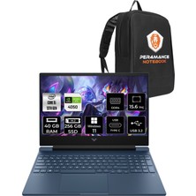 Hp Victus 15 Intel Core I5 13500H 40GB 256GB SSD RTX4050/6GB 144Hz 15.6" Fhd W11H Taşınabilir Bilgisayar & Per4 Çanta 7N9V2EAPN386