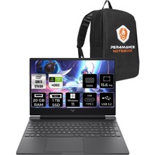 Hp Victus 15 Intel Core I5 12500H 20GB 1tb SSD RTX4060/8GB 144Hz 15.6" Fhd W11H Taşınabilir Bilgisayar & Per4 Çanta B03C7EAPN368