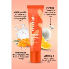 OlaLab Torbalanma Koyu Halka Karşıtı Aydınlatıcı Vitamin C & Peptit Göz Kremi 15 ml