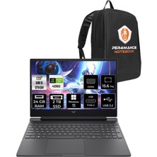 Hp Victus 15 Intel Core I5 12500H 24GB 2tb SSD RTX4060/8GB 144Hz 15.6" Fhd W11H Taşınabilir Bilgisayar & Per4 Çanta B03C7EAPN374