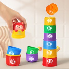 Perfect 12 Gökkuşağı Jenga Kupası Erken Eğitim Tuzak Kupası Jenga (Yurt Dışından)