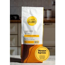 Caffe Ouro Etiyopya Espresso Karışımı Öğütülmüş ve Orta Kavrulmuş 1 kg