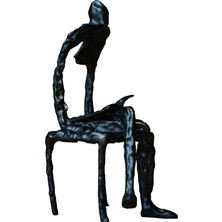Yalnızlık Figuru Metal Biblo