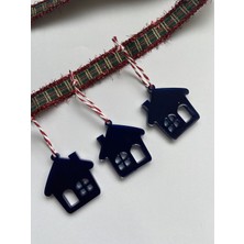 Bivalvia Accessories Ev Formunda Epoksi Yılbaşı Ağacı Süsü 6