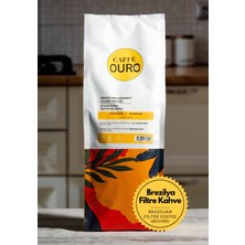 Caffe Ouro Brezilya Gurme Filtre Kahve Orta Kavrulmuş ve Öğütülmüş 1 kg