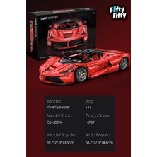 Vagonlife Cada Bricks Viva Hypercar -C61505W (4739 Parça) Profesyonel Oyuncak Yapım Seti